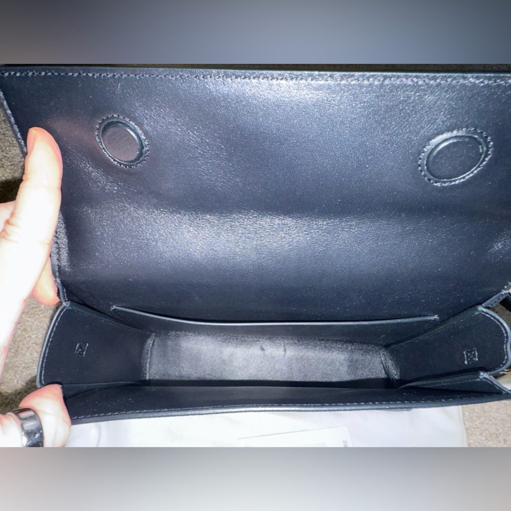 RSVP Golden Eyes bag in grained navy - Picture 4 of 8